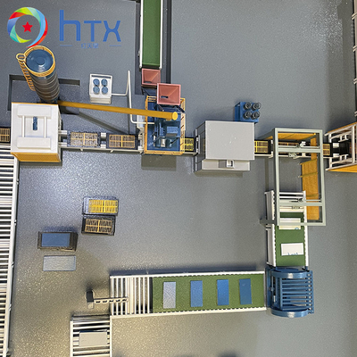 空の中心の機械ブロックの生産ラインを作る具体的な山の放出の屋根瓦