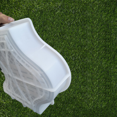 六角形9インチのテラスのステップの滑らかなプラスチック ペーバー型の平野