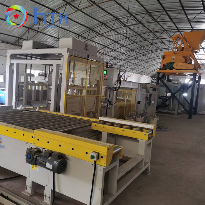 自動PLC制御システム プラネールストーン生産ライン コンクリート保持ブロック詰め機